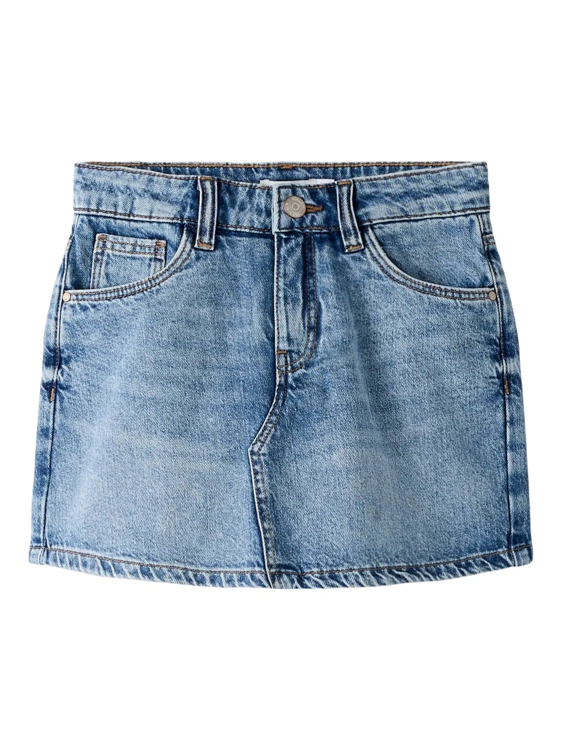 Шорты-юбка джинсовая Name it, medium blue denim