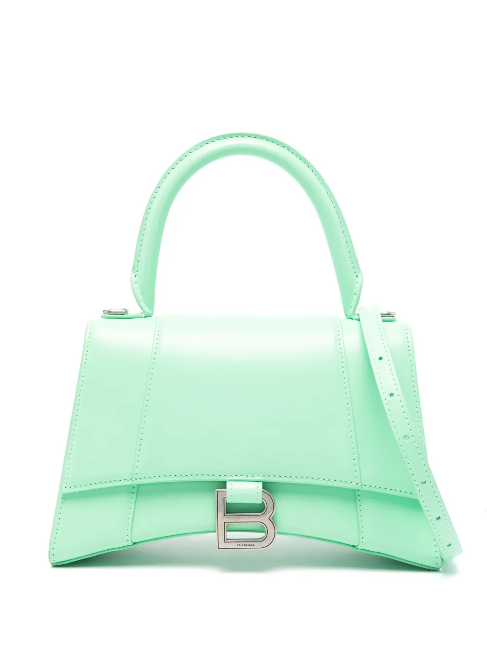 

Маленькая сумка Hourglass с верхней ручкой BALENCIAGA, зеленый
