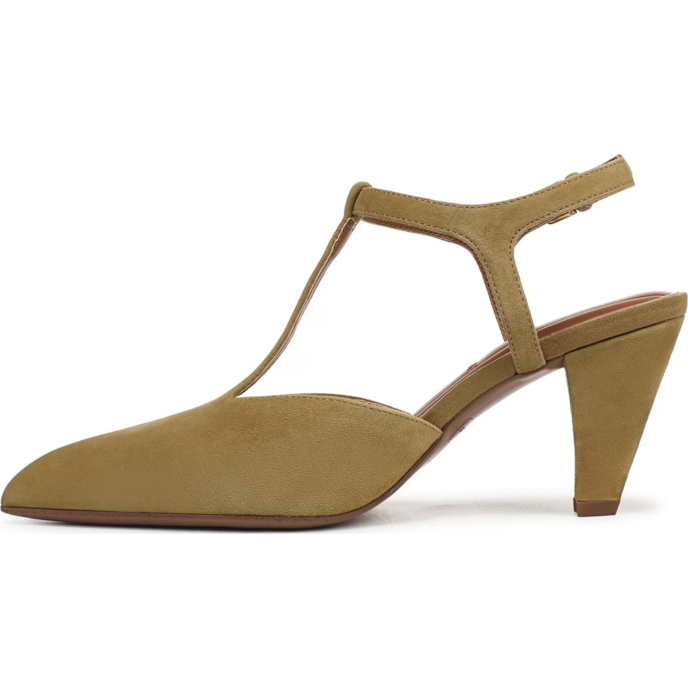 Туфли на каблуке Franco ovett pump от Franco Sarto, mustard brown suede — фото 4