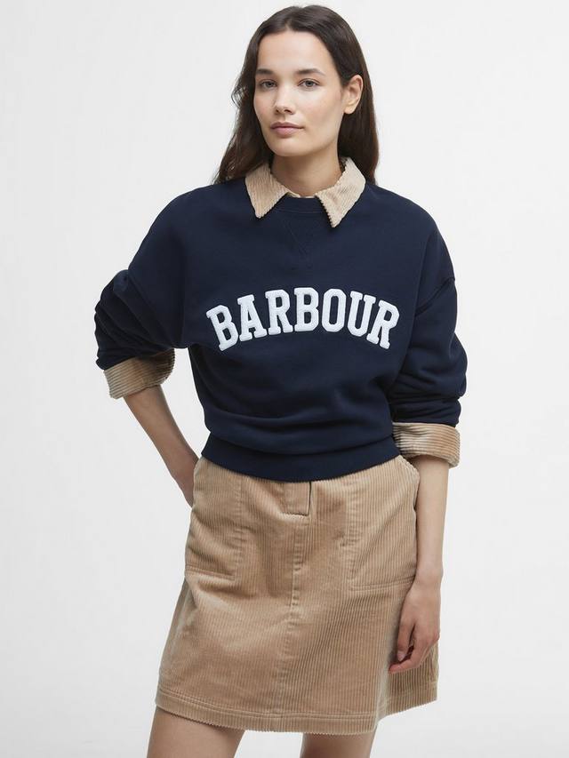 

Толстовка silverdale Barbour, темно-синий