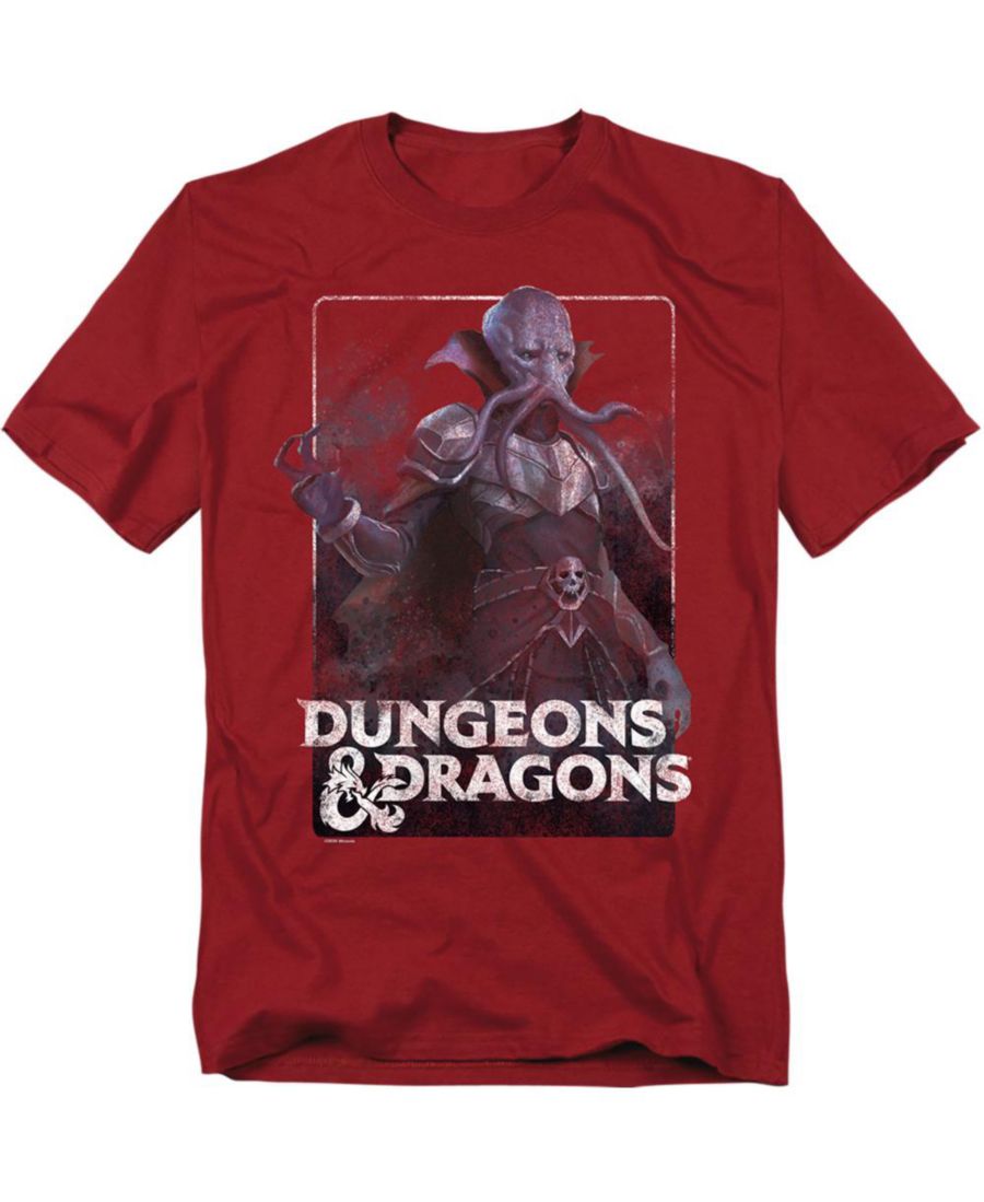 

Мужская футболка с изображением Мастера Пожирателя разума из Dungeons And Dragons D&D, Cardinal