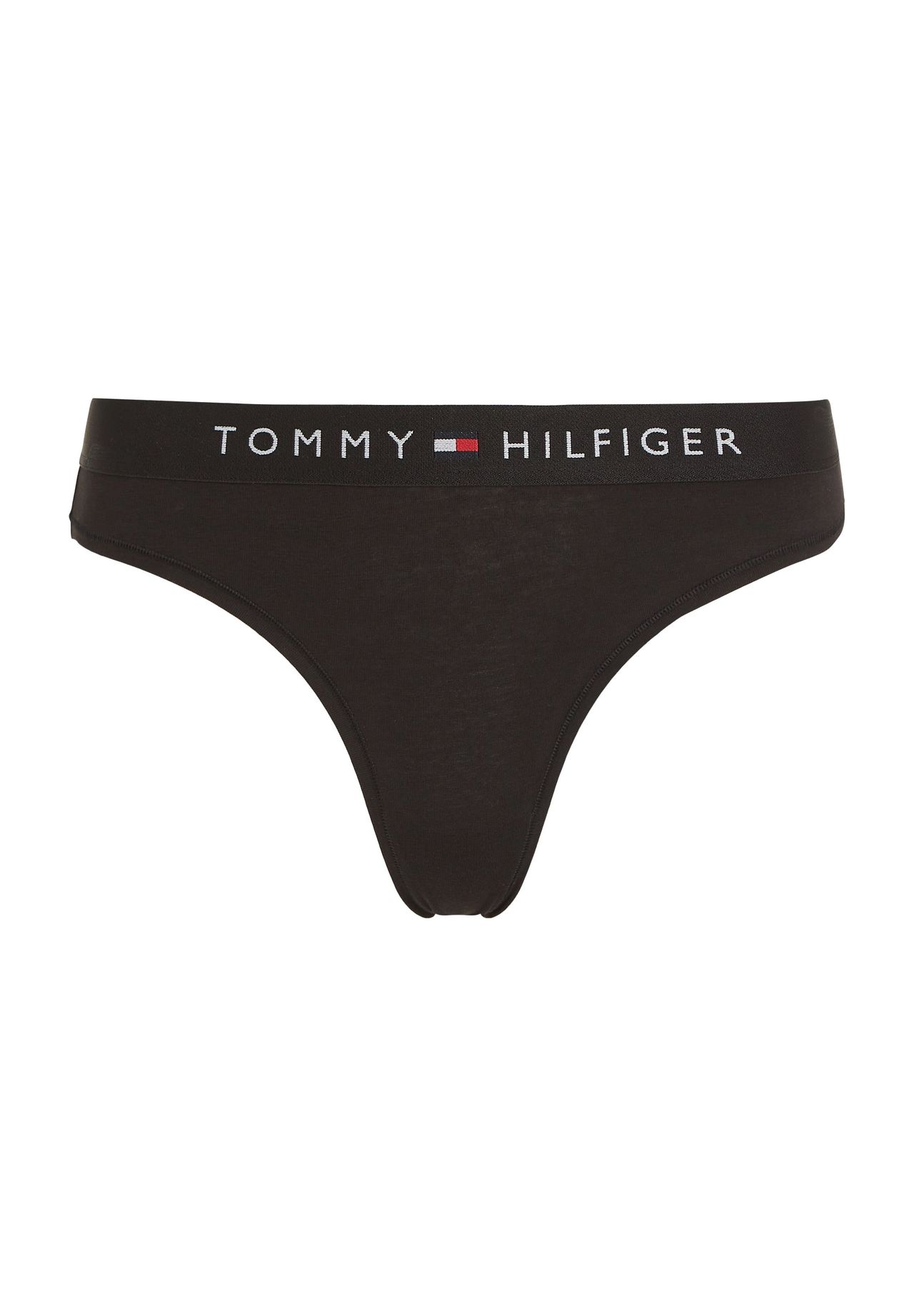 

Оригинальные стринги с логотипом на поясе, женские TOMMY HILFIGER, черный