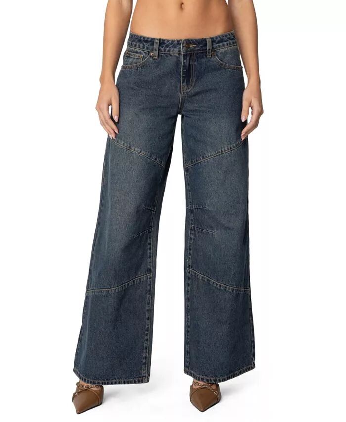 

Женские джинсы Laney Vintage Washed Low Rise Edikted, синий