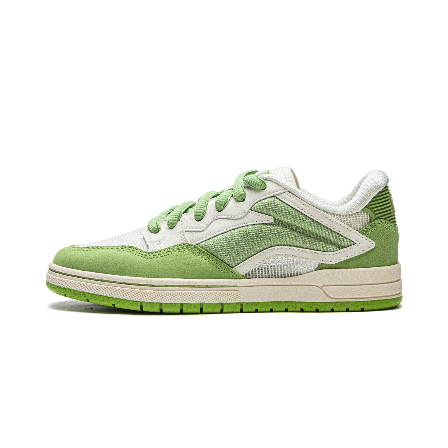 

Кроссовки LiNing Skateboarding Shoes Women's Low-top Mustard Green/off-white