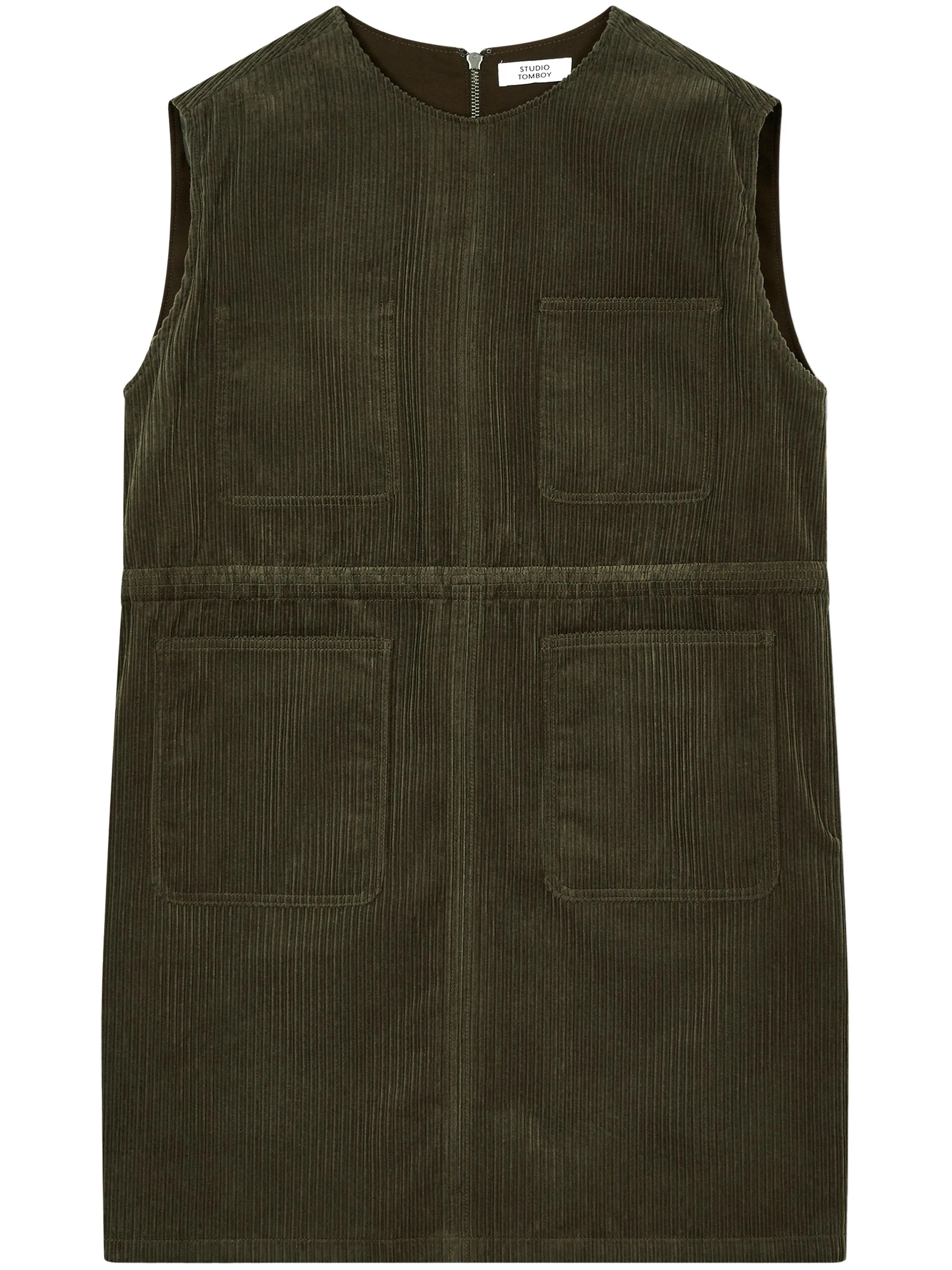 

Вельветовое платье Tomboy, зеленый