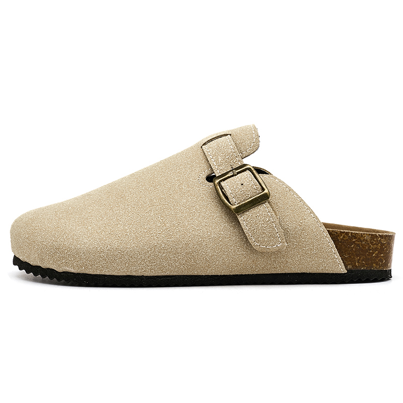 

AAA SINCE 1955 Слипоны с закрытым носком нескользящие унисекс экрю, цвет Ecru