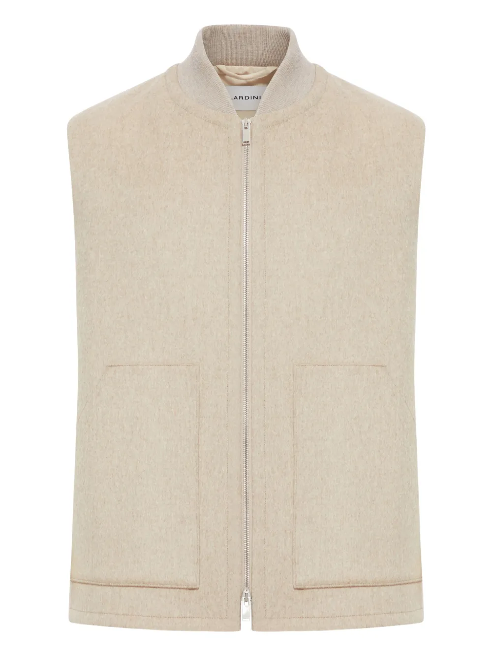 

Жилет на молнии спереди Lardini, нейтральный