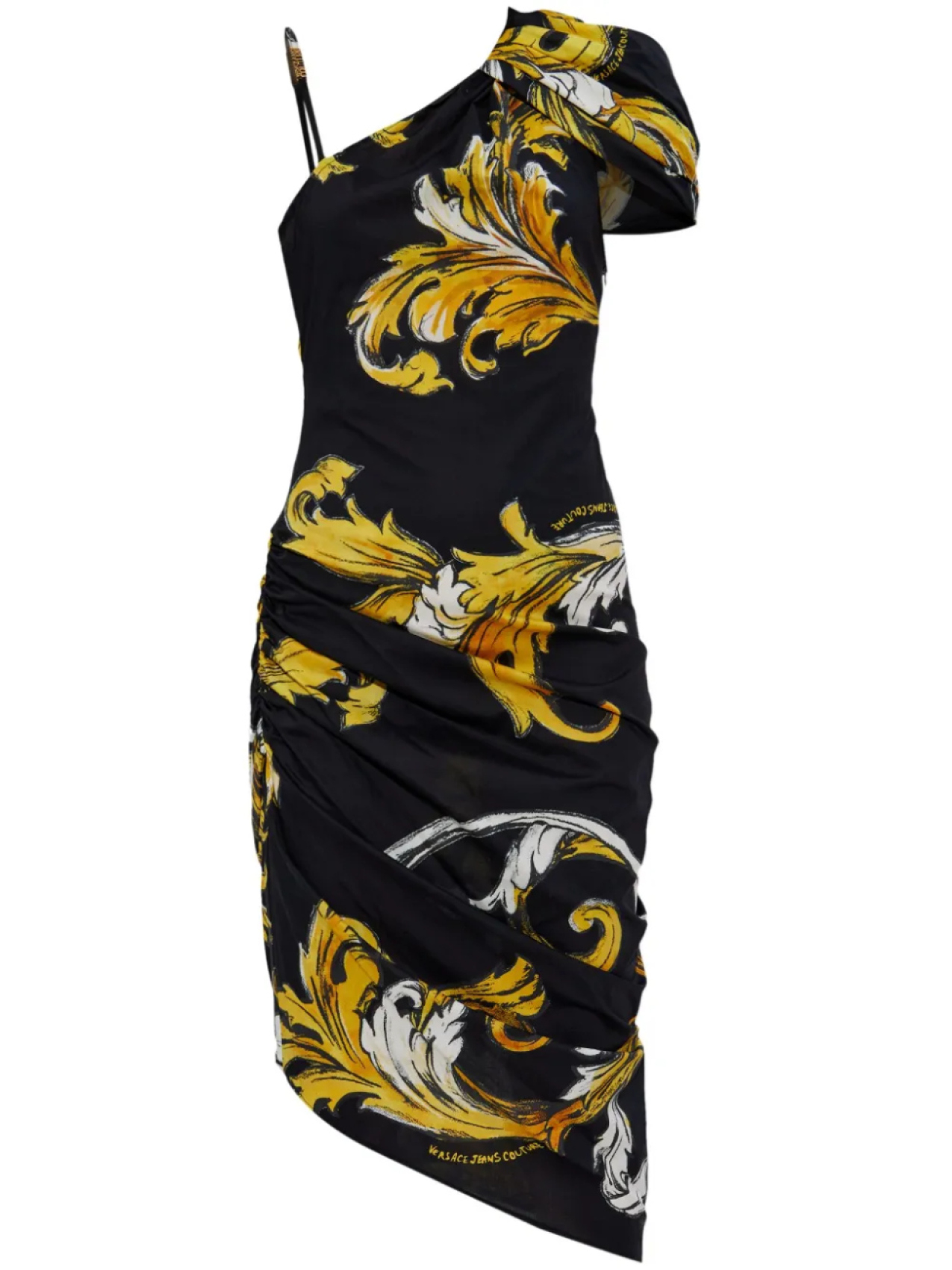 

Платье Versace Jeans Couture с принтом Barocco, черный