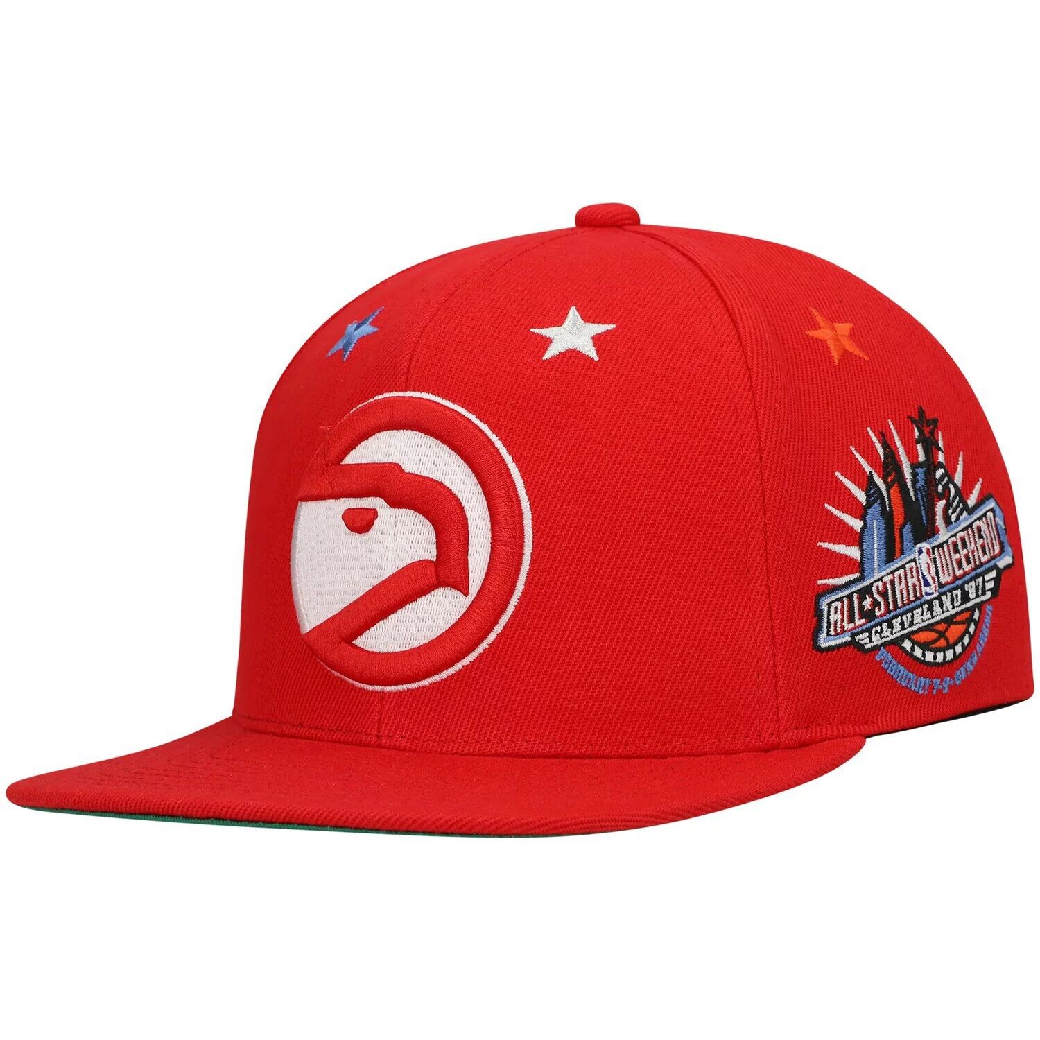 

Мужская красная кепка Mitchell & Ness Atlanta Hawks Hardwood Classics 1997 NBA All-Star Weekend Top Star Snapback