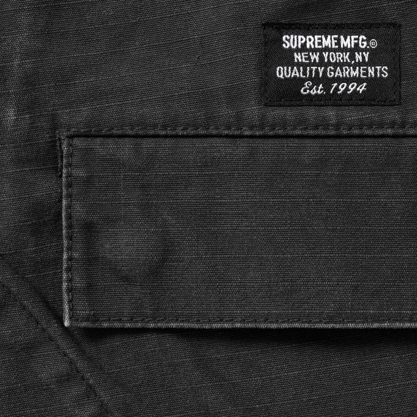 Кargo-штаны unisex Supreme, черный — фото 4