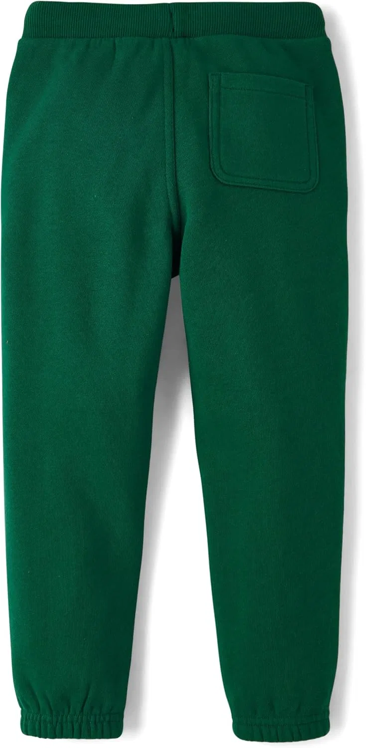 Детские флисовые спортивные штаны Gymboree для мальчиков и малышей, Green Reindeer — фото 4