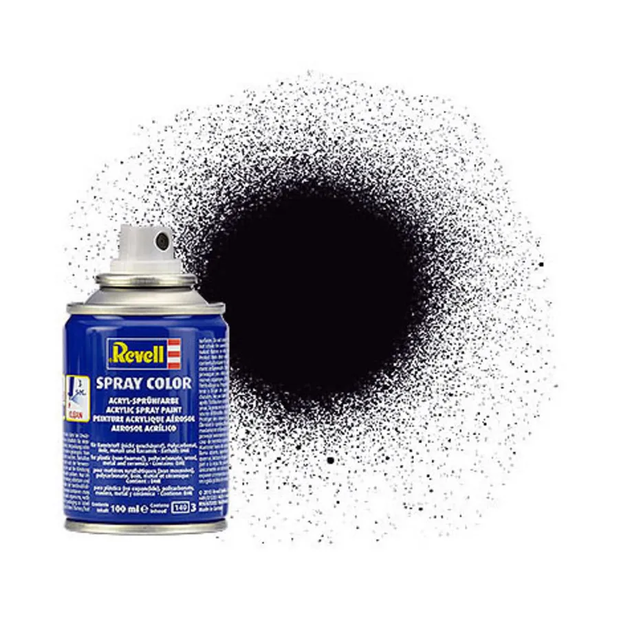 

Черный Мэтт, Paints - Spray Color (Revell)