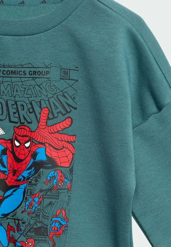 Спортивный костюм marvel человек-паук Adidas Sportswear, Preloved Teal White — фото 2