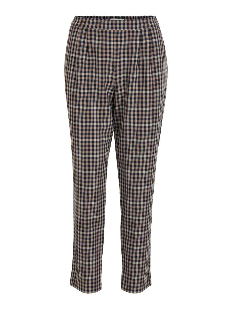 

Брюки со складками спереди VILA Tapered Pleat-Front Pants Titti, разноцветный
