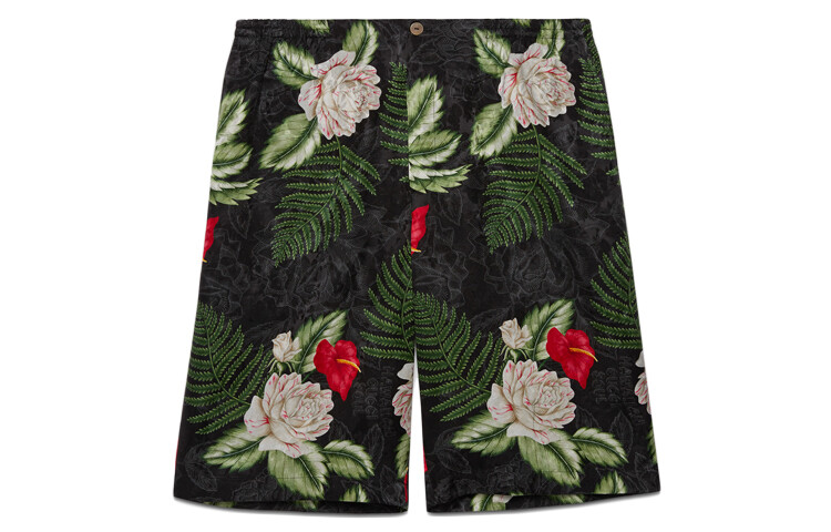 

Шорты мужские Gucci с узором, черный / зеленый
