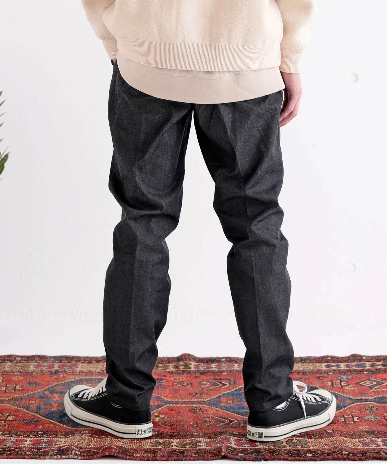 Брюки индиго ARCH&LINE tapered fit, темно-синий — фото 3