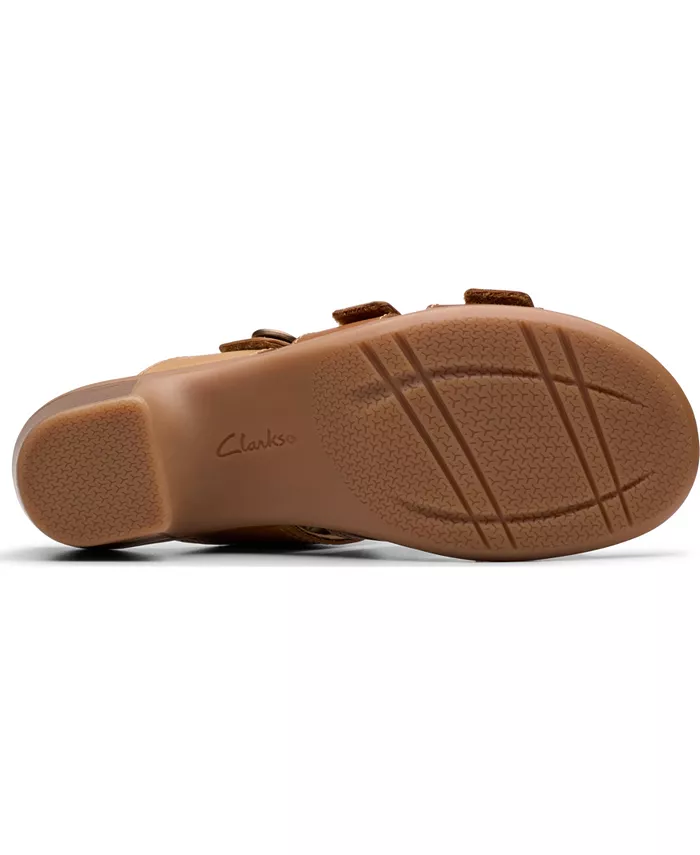 Сандалии Collection Women's Emily2 Adella Block Heel Sandals Clarks, коричневый — фото 4