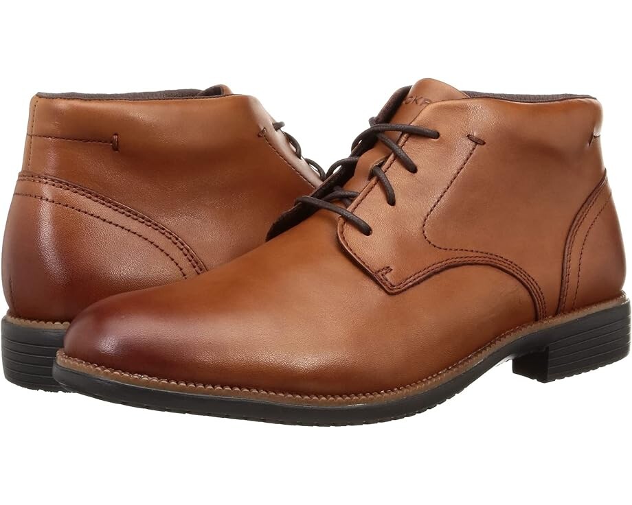 

Ботинки Rockport Total Motion Dressport Chukka, цвет British Tan