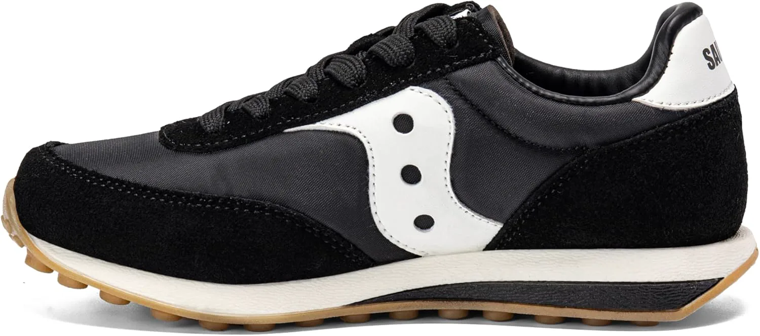 Кроссовки Saucony для мальчиков и девочек Trainer 80, черный — фото 3