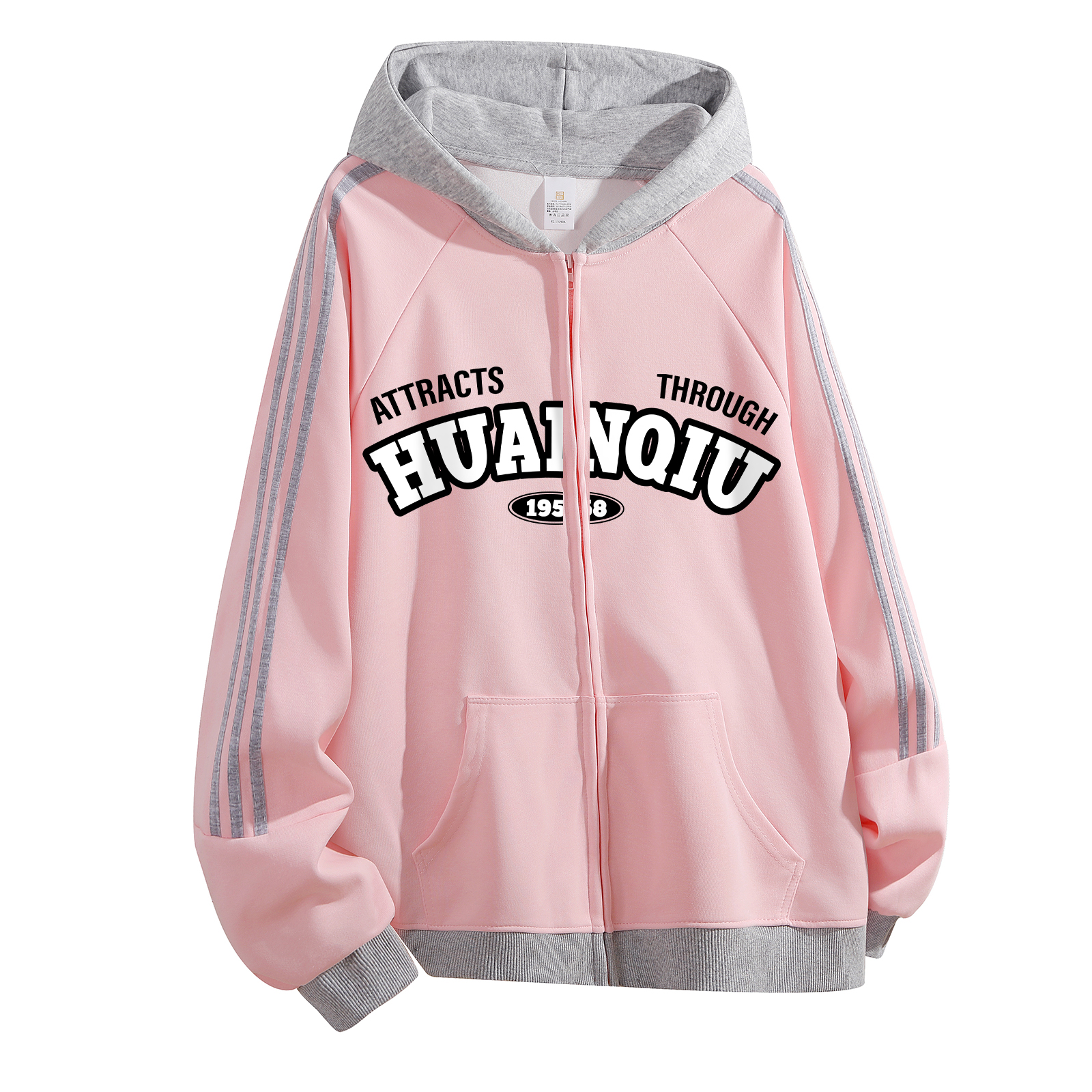 

Толстовка Unisex Hooded Moderate Regular HUANQIU, розовый