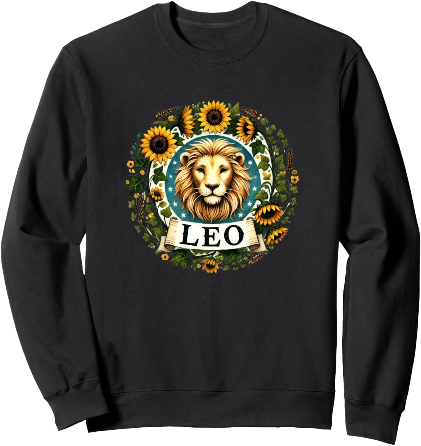 

Футболка с изображением знака зодиака Лев на день рождения. Подсолнух Льва Leo Lion Birthday Snuggle, черный