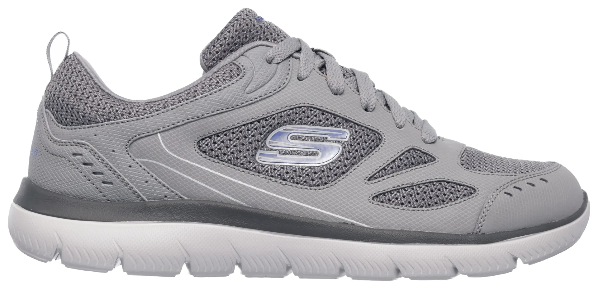Кроссовки Skechers "Summits-South Rim", выполненные из современного материала, повседневная обувь, полуботинки, туфли на шнуровке, серый — фото 3