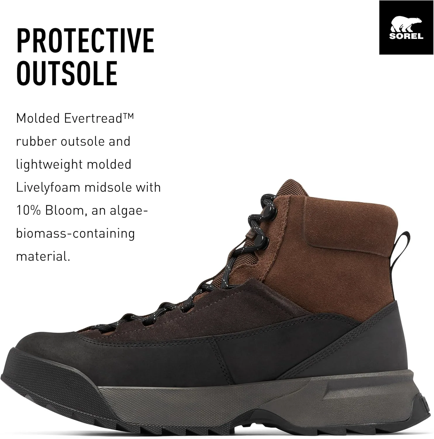 Мужские водонепроницаемые ботинки Sorel Scout 87' Mid, черный — фото 4