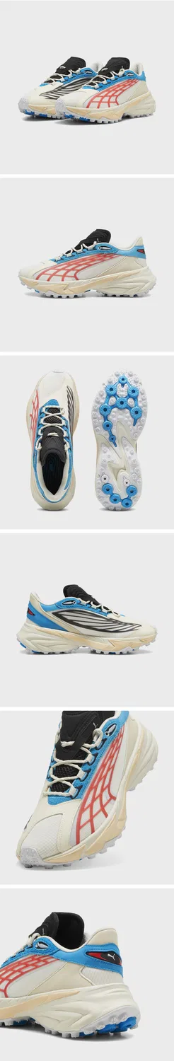 Мужские низкие кроссовки Spirex IOS Warm White Speed Blue от Puma — фото 2