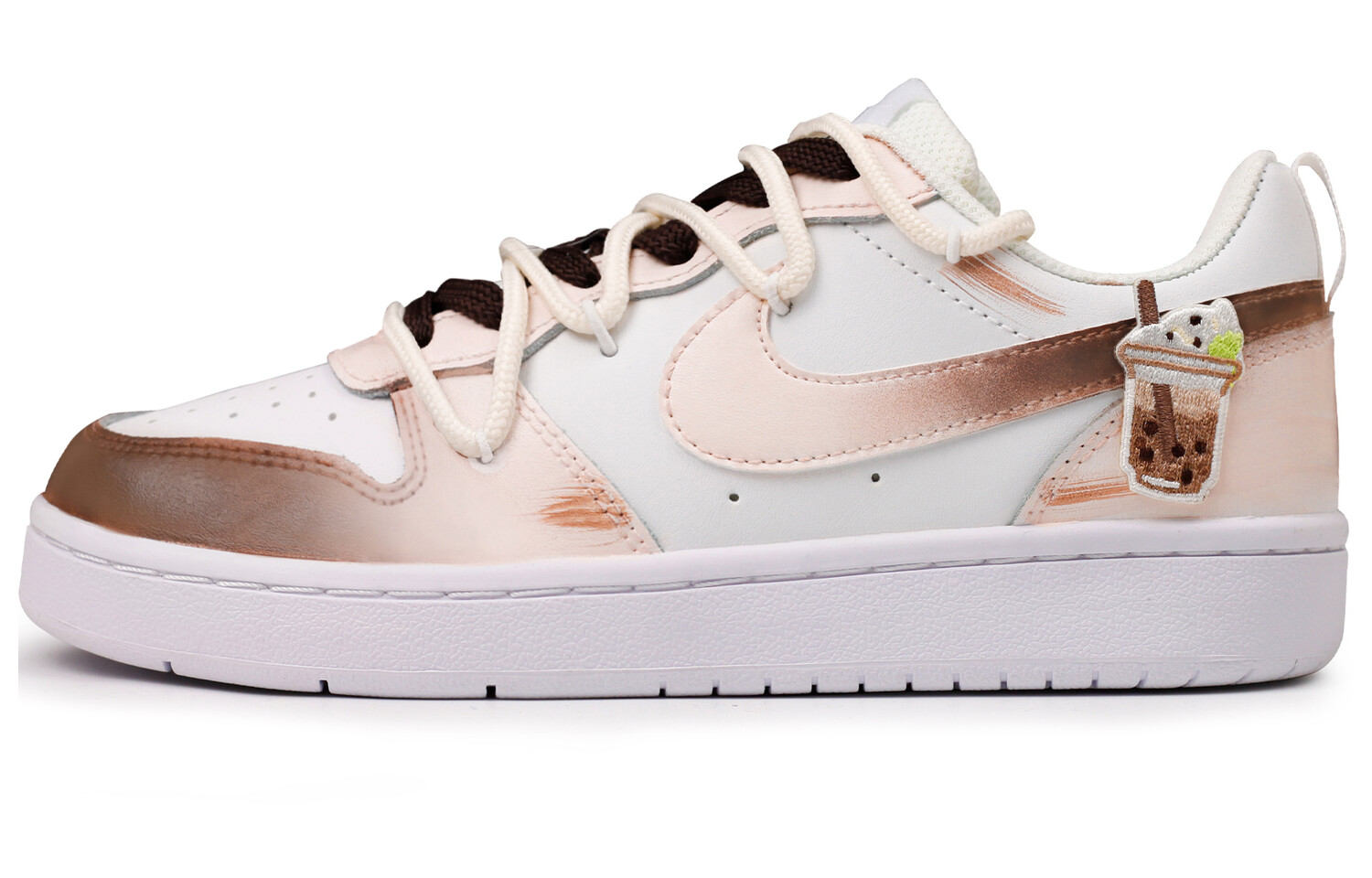

Кроссовки Nike Court Borough Skateboard Shoes Women's Low-Top Brown