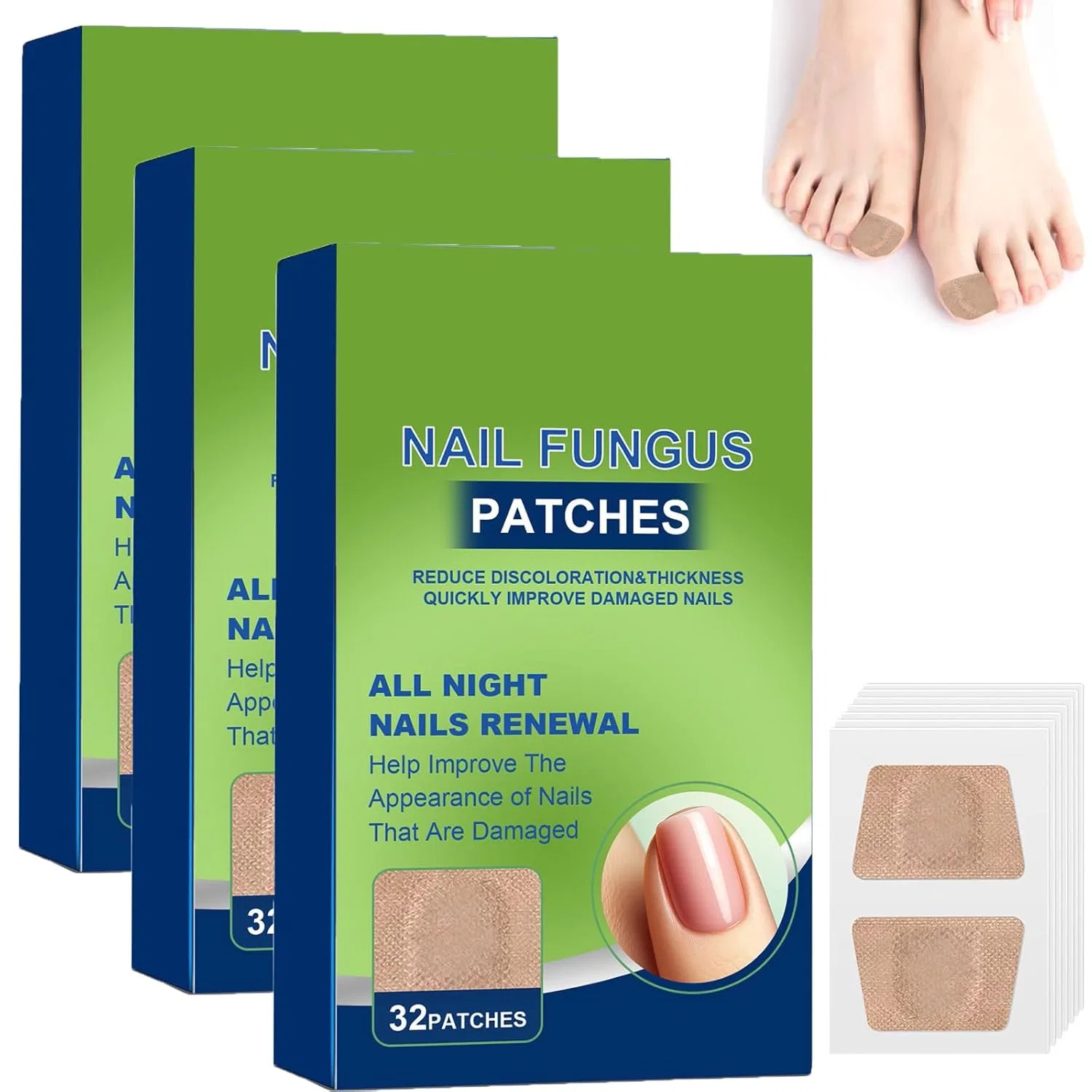Пластыри для ремонта ногтей от грибка из 96 штук Generisch