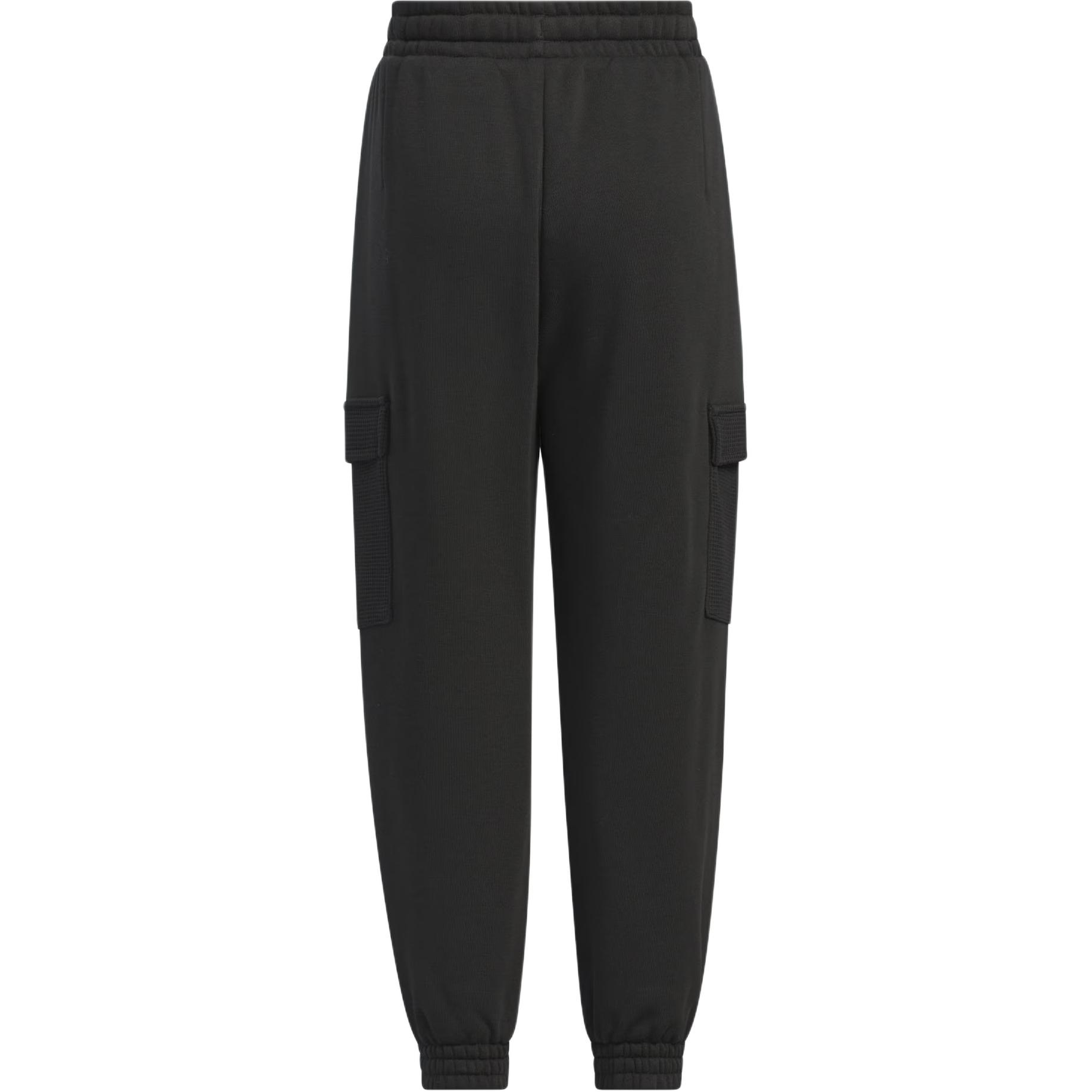 Adidas Детские вязаные спортивные штаны для детей 3-7 лет Black — фото 4