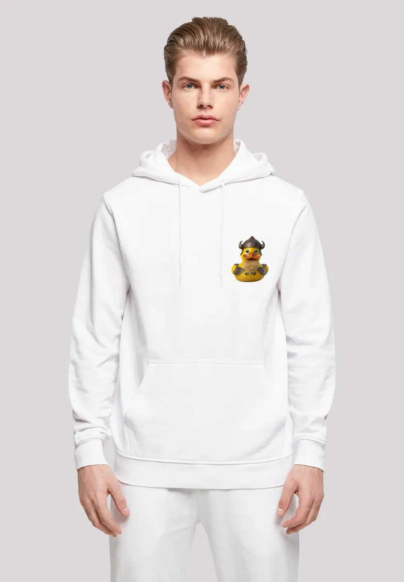 

Толстовка F4NT4STIC "Rubber Duck Viking HOODIE UNISEX", принт, белый