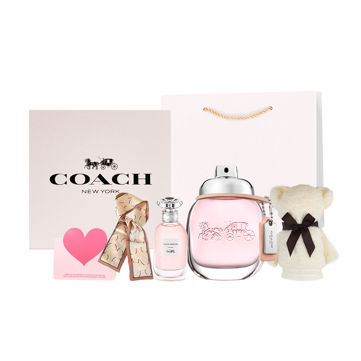 

New York женский туалетная вода парфюм набор eau de toilette 30ml/50ml+4.5ml bear combination set COACH