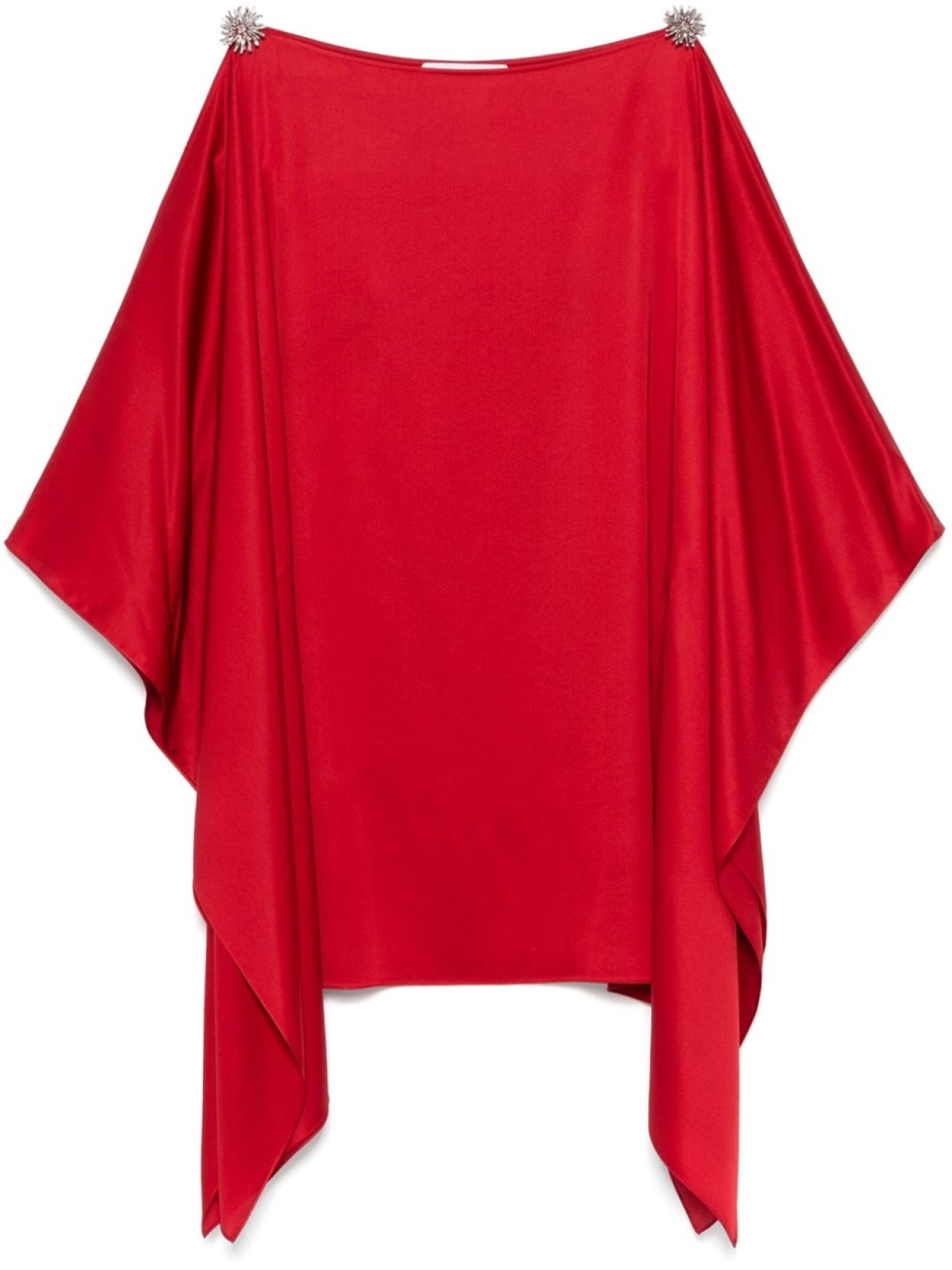 

Lanvin шелковая блузка, красный