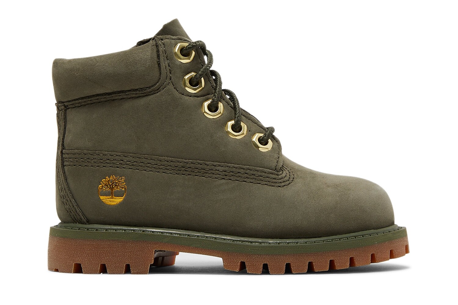 Ботинки Timberland Premium 6 Inch Toddler, зеленый