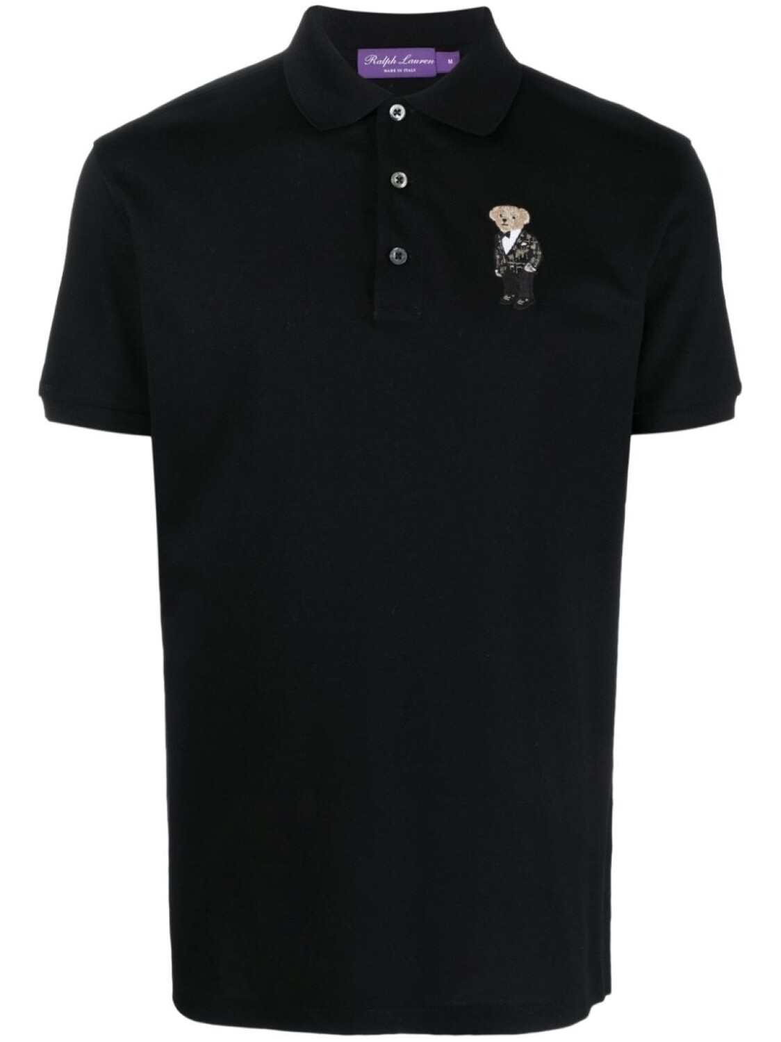 

Ralph Lauren Purple Label рубашка поло Polo Bear, черный