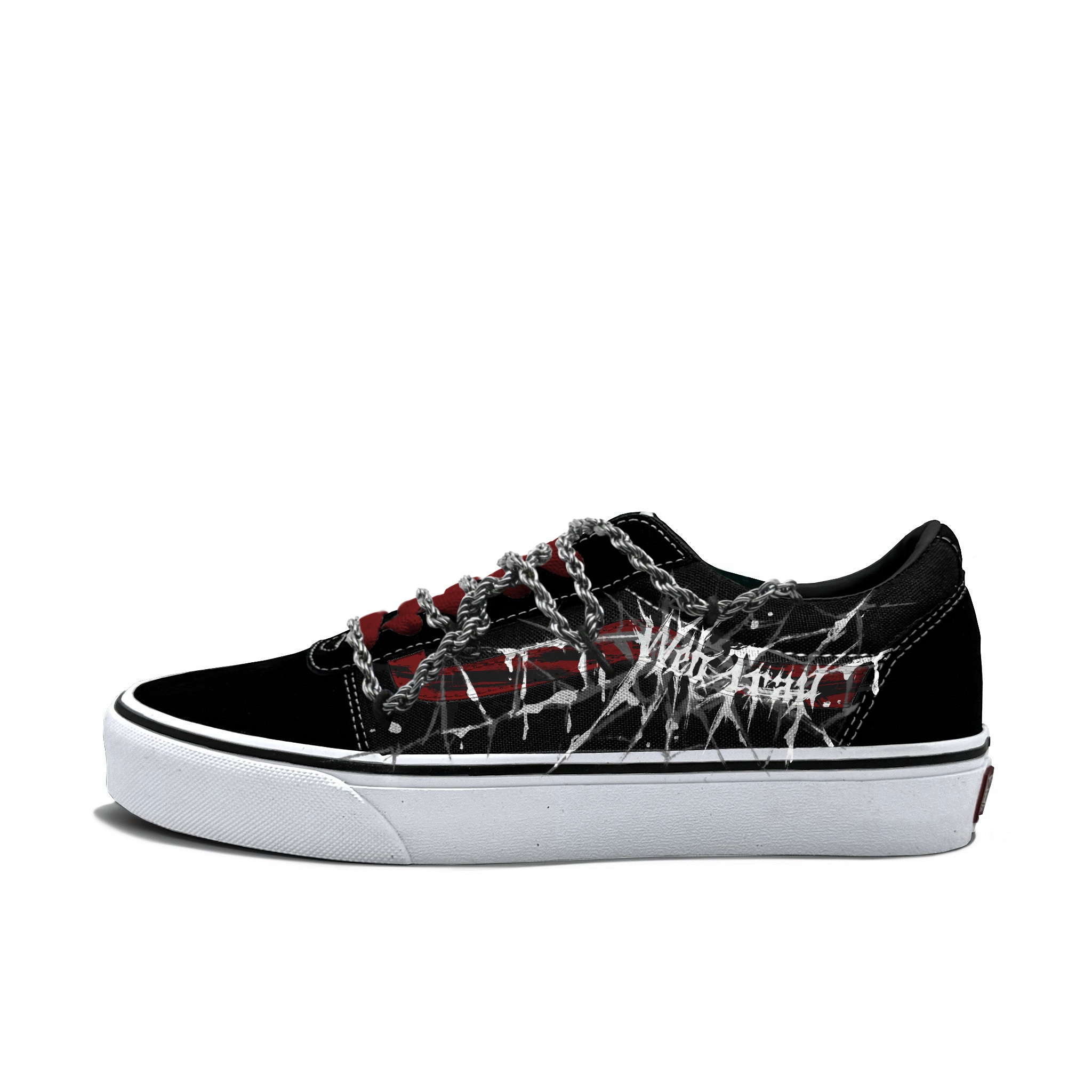 

Vans Низкие износостойкие кроссовки Ward для скейтбординга, мужские, черно-белые