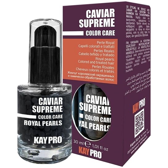 

Жемчуг для укладки окрашенных волос, 30 мл KayPro Caviar Supreme Royal Pearls