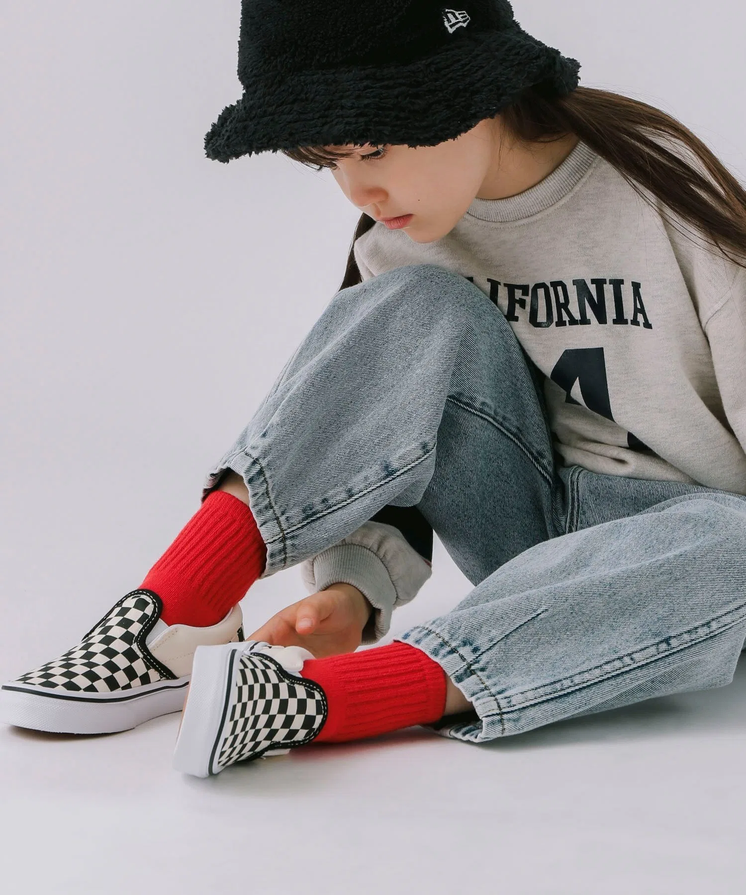 Детские слипоны VANS CLASSIC чёрные