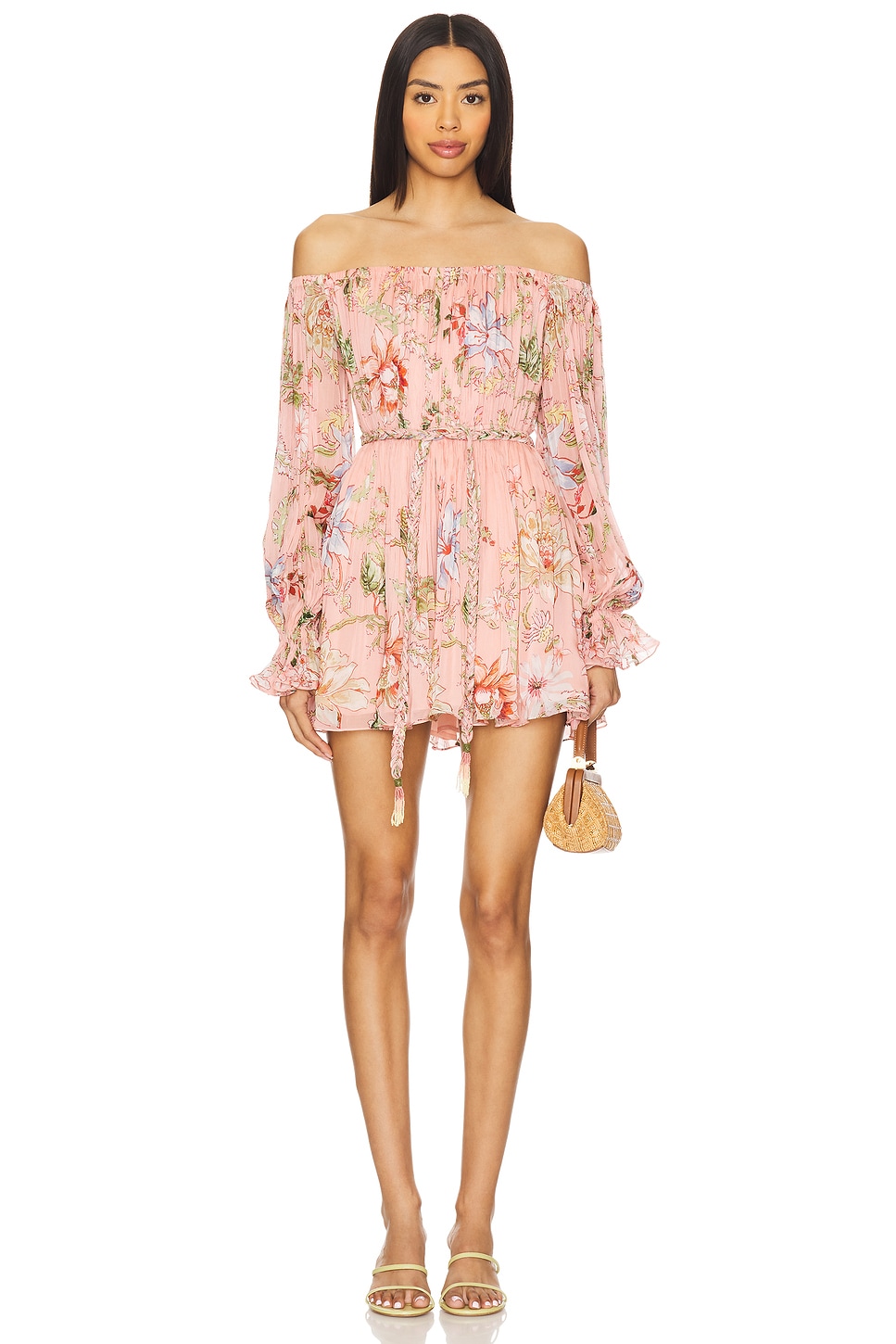 

X revolve комбинезон Hemant And Nandita, peach floral