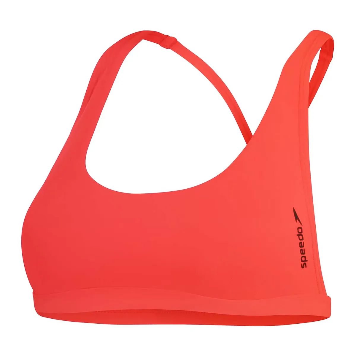 

Женский однотонный трансформируемый бикини-топ Speedo, красный
