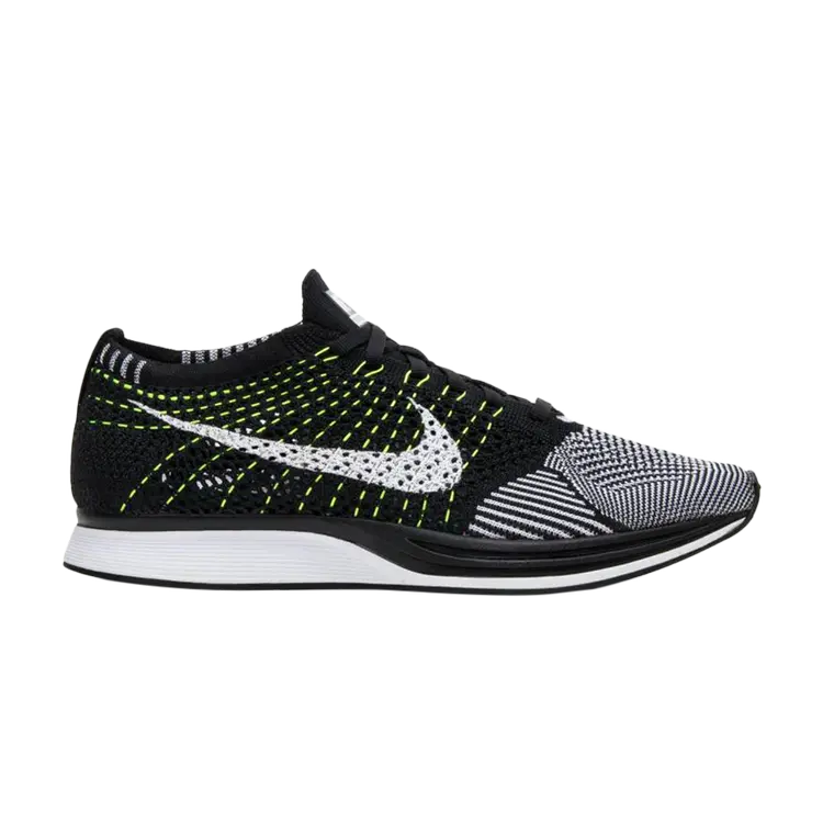 

Кроссовки Nike Flyknit Racer 'Volt' 2016, черный