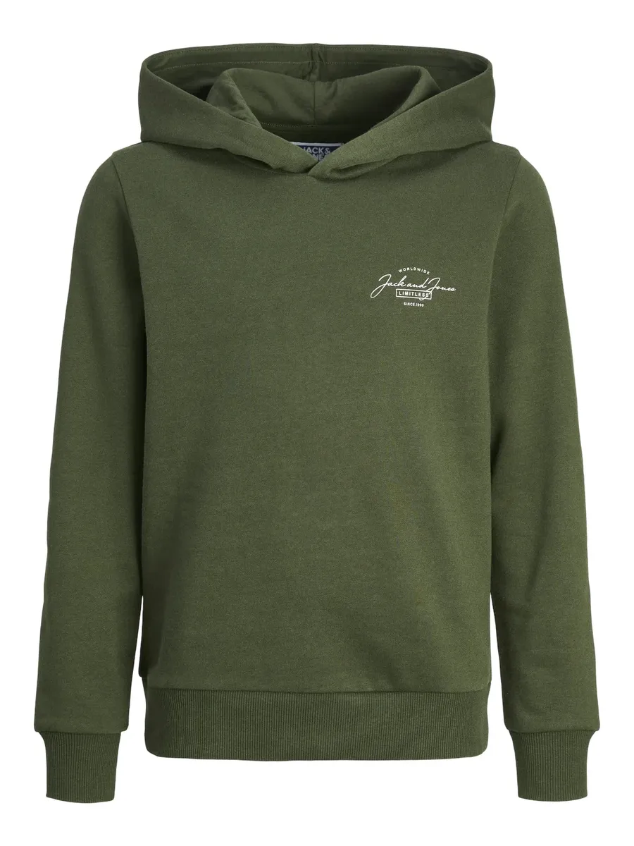 

Детская толстовка с капюшоном Jack & Jones "JJFERRIS SWEAT HOOD JNR" Jack & Jones Junior, зеленый