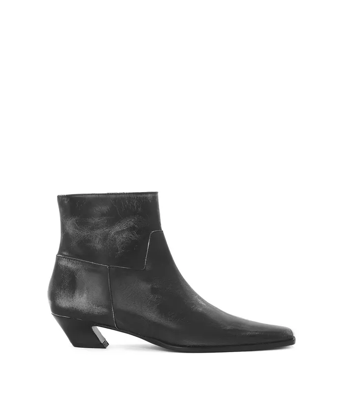 Лакированные ботинки Lucena на каблуке с отделкой из пони Maguire Shoes, черный — фото 2