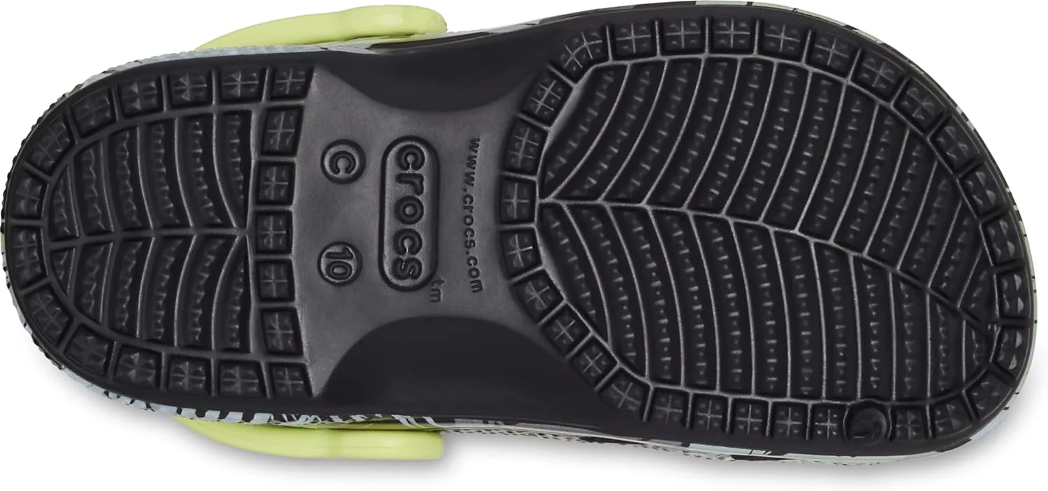 Крокс Унисекс-Детские Сабо Baya с графическим тай-дай Crocs, черный — фото 2
