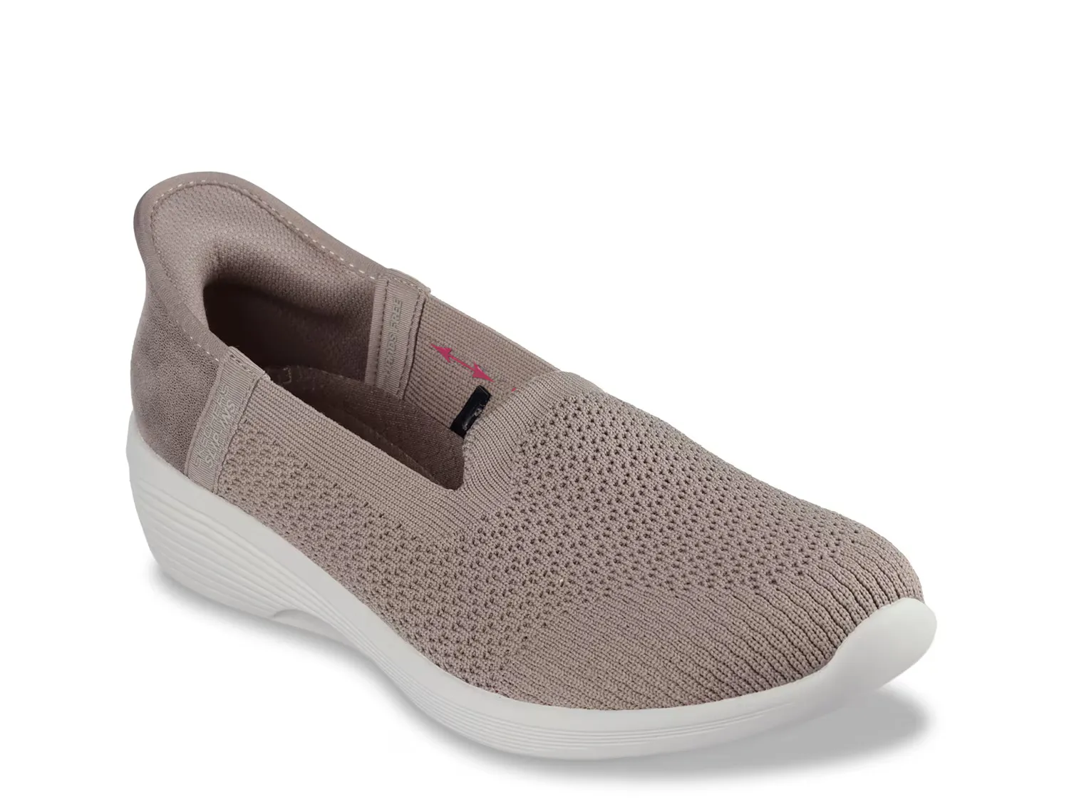 

Слипоны Hands Free Slip-ins Arya Sweet Voice Slip-On Skechers, серо-коричневый