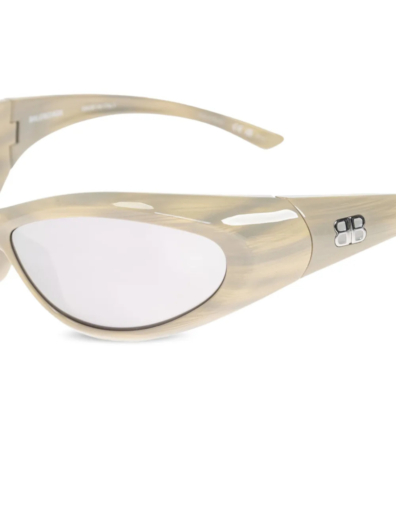 Balenciaga Eyewear Sporty B солнцезащитные очки, нейтральный — фото 3