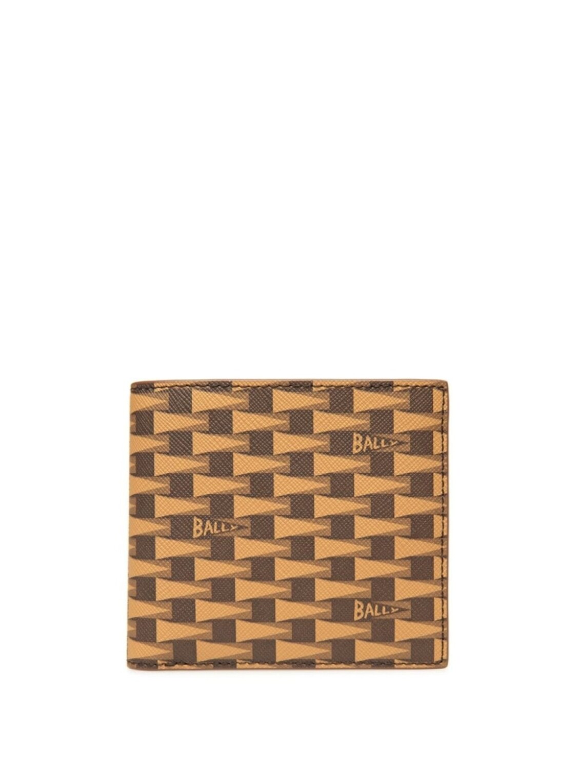 

Bally кошелек Pennant с логотипом, коричневый
