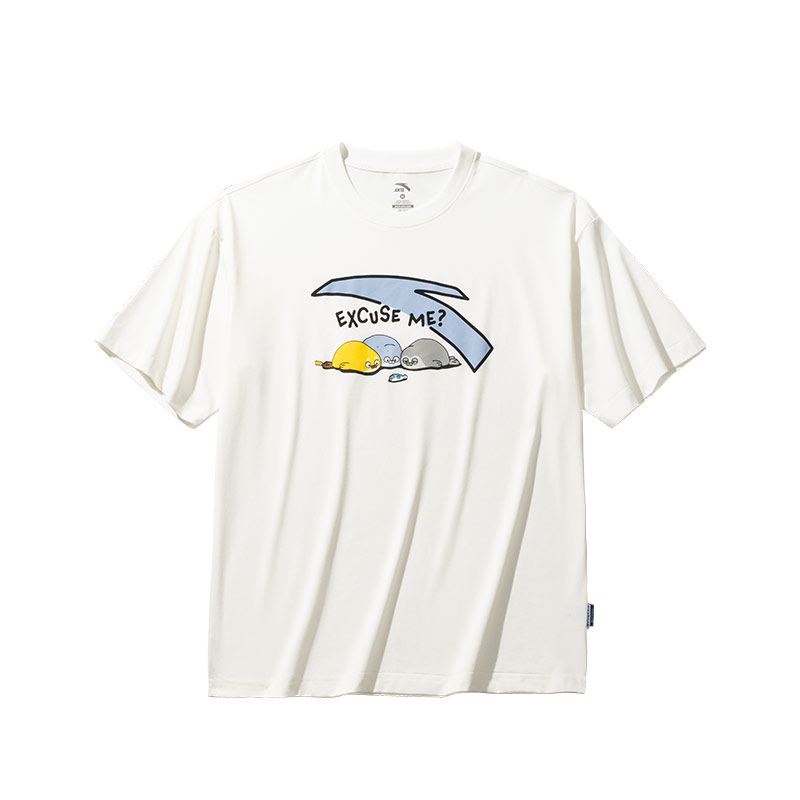 

ANTA Футболка Life Collection мужская ivory white, Белый, ANTA Футболка Life Collection мужская ivory white