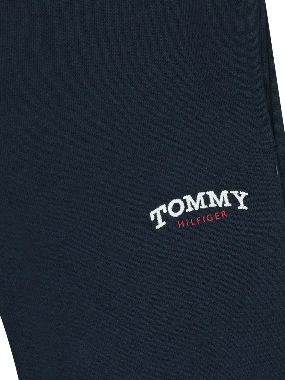 Флисовые шорты с вышитым логотипом Tommy Hilfiger Junior, синий — фото 3